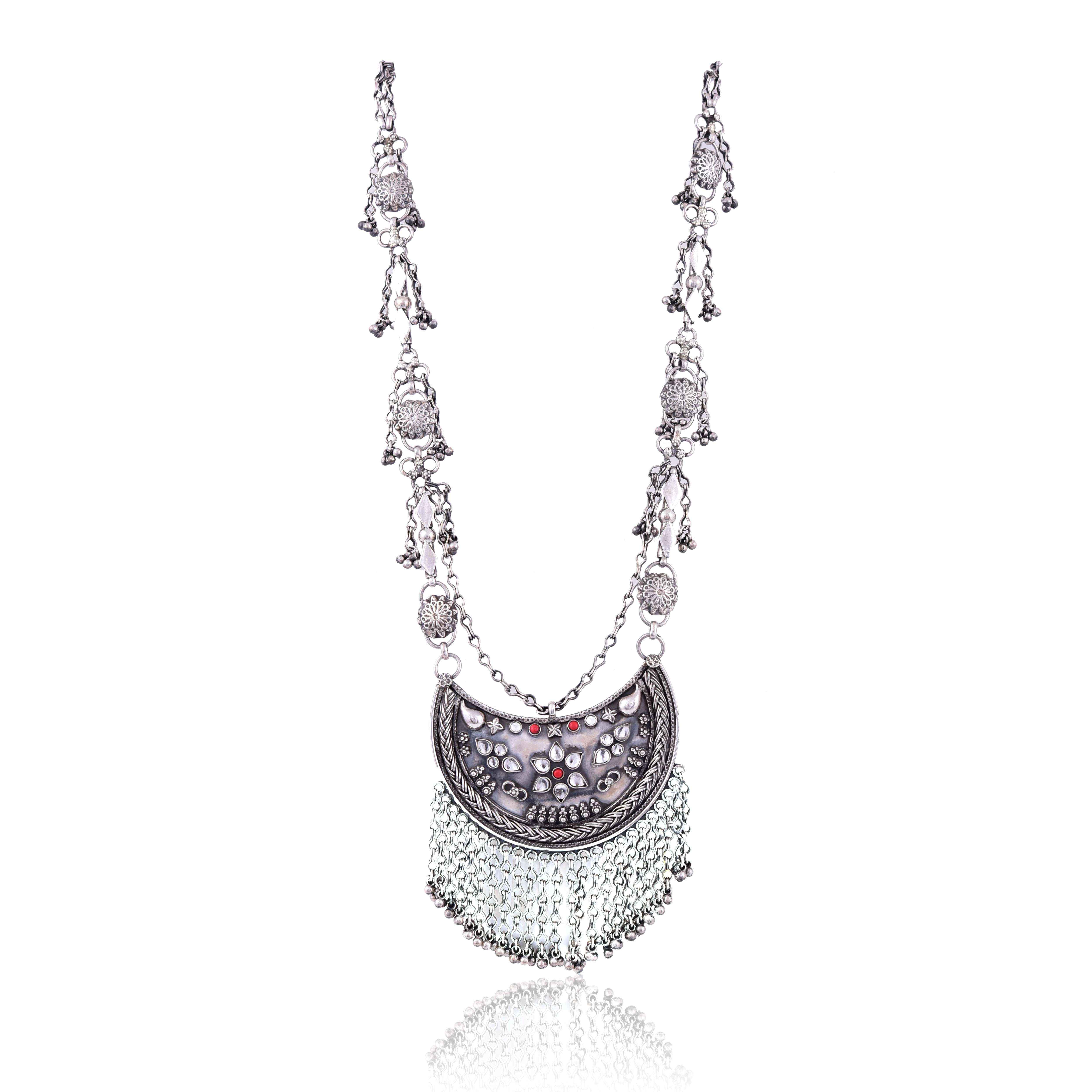 silver-antique-necklace-sku-5888